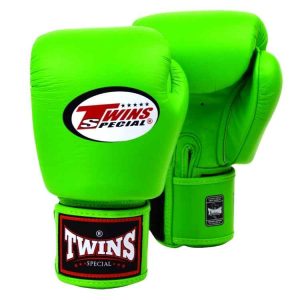 Gants de boxe Twins BGVL3 - Vert citron