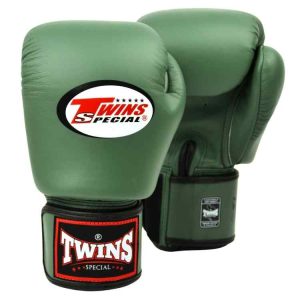 Gants de boxe Twins BGVL3 - Vert olive