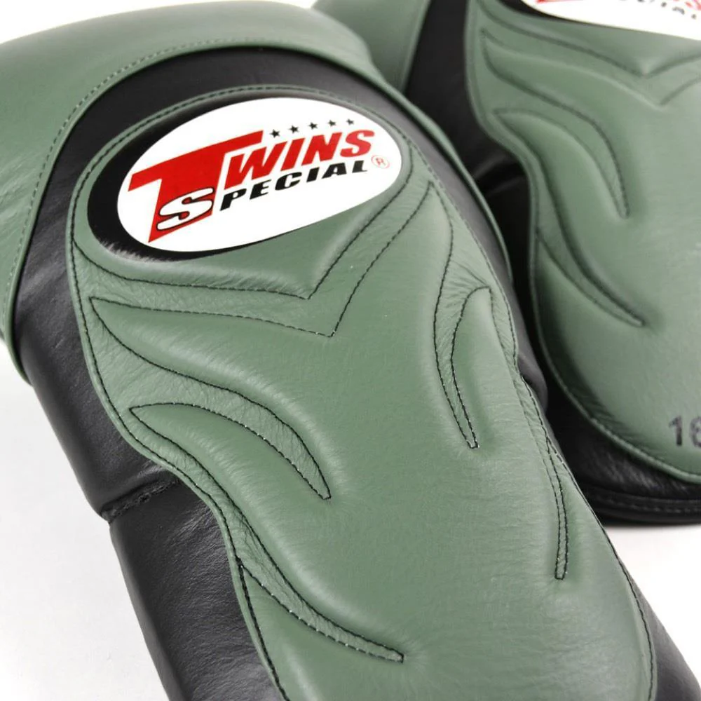 Gants d'entraînement Twins Deluxe - Vert olive – Image 4