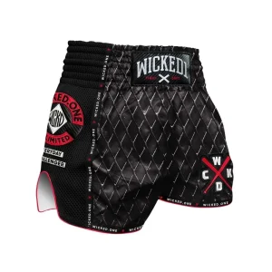 Wicked One Cage Muay Thai Shorts - Black