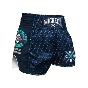 Wicked One Cage Muay Thai Shorts - Navy