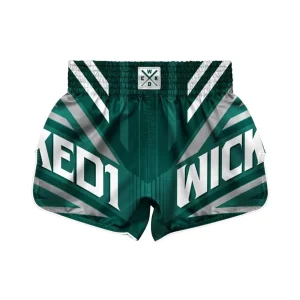 Wicked One District Muay Thai Shorts - Green