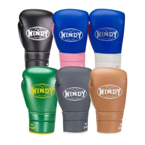 Gants de boxe Windy Elite en cuir et dentelle