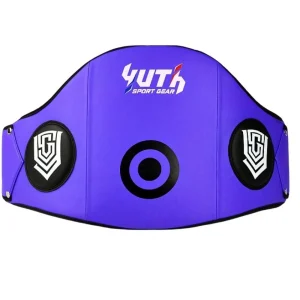 Coussin ventral Yuth Classic - Violet/Noir